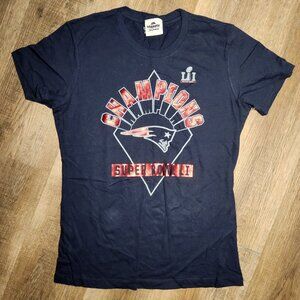 🏈💍NFL New England Patriots Super Bowl LI 51 Champions T-Shirt Majestic-L